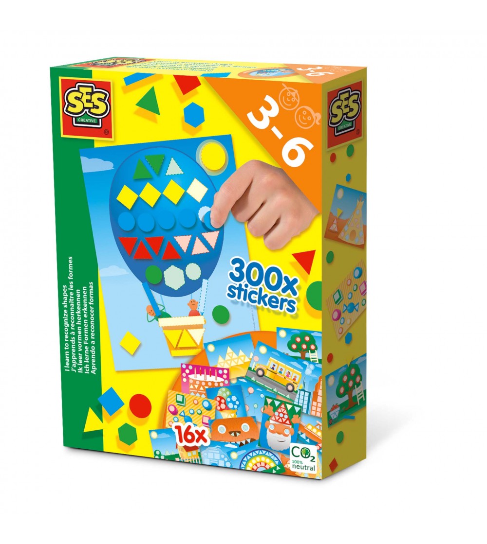 Set creativ - Invat sa recunosc forme - Mozaic copii