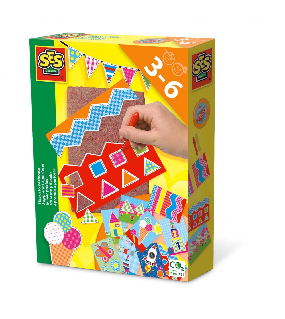 Set creativ copii - Invat sa perforez - Seturi creative DIY