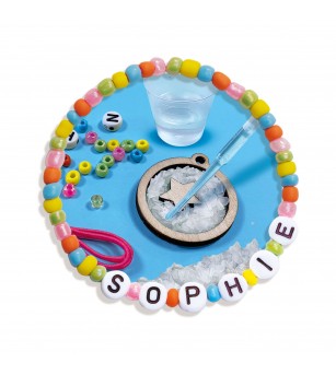 Set creativ copii - Bijuterii cu margele si litere - Seturi cu mărgele și brățări