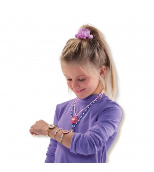 Set creativ copii - Bijuterii cu margele si litere - Seturi cu mărgele și brățări