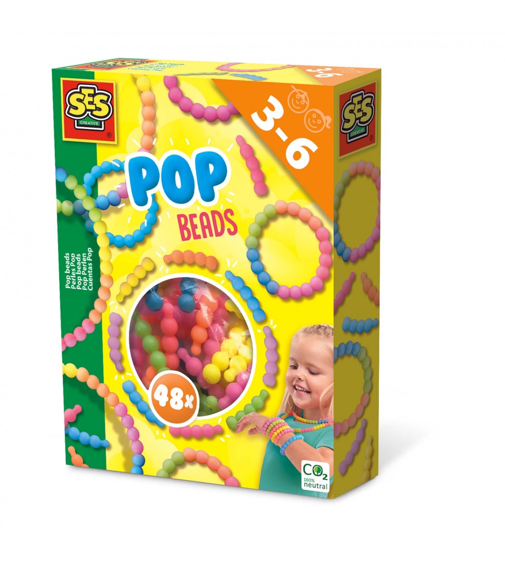 Set creativ copii - Bratari cu margele pop - Seturi cu mărgele și brățări