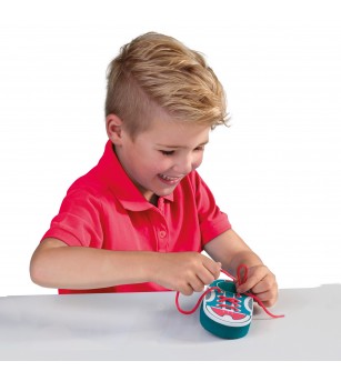 Set creativ - Invat sa leg sireturile - Jucării de lemn si Montessori