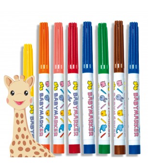 Girafa Sophie - Markere pentru copii - Carioci si markere Girafa Sophie - Markere pentru copii - Carioci si markere