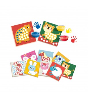 My first - Set acuarele pentru degete si tablouri - Acuarele, pensule, blocuri de desen My first - Set acuarele pentru degete si tablouri - Acuarele, pensule, blocuri de desen