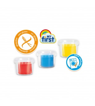 My first - Plastilina cu instrumente 3 x 90 gr - Plastilină
