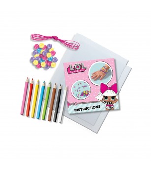 Set creativ pentru copii - Bratari cu pandantive L.O.L. - Seturi cu mărgele și brățări Set creativ pentru copii - Bratari cu pandantive L.O.L. - Seturi cu mărgele și brățări