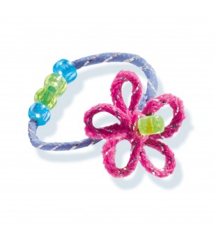 Set creativ pentru copii - Bratari cu margele, sclipici si accesorii decorative - Seturi cu mărgele și brățări