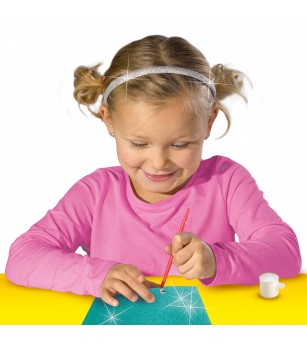 Set mare de lucru manual pentru copii cu mix de sclipici - Lucru manual pentru copii