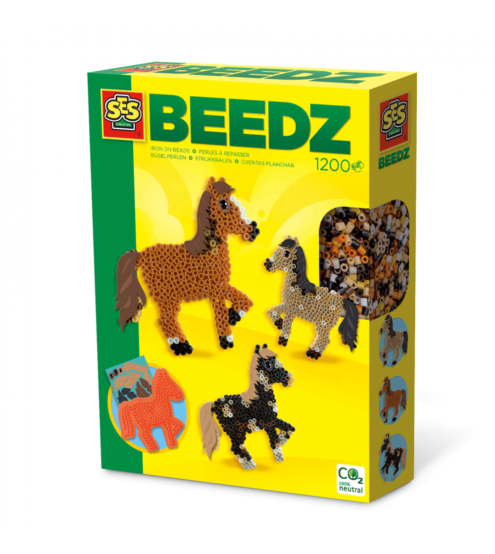 Set creativ Beedz - Margele de calcat Cal - Mărgele de călcat