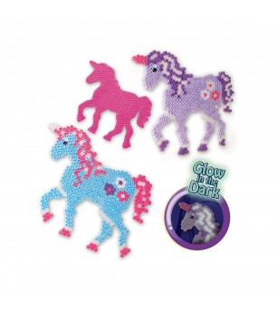 Set creativ Beedz - Margele de calcat Cai fantasy - Mărgele de călcat