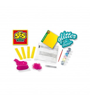 Set creativ mulaj si pictura - Cal cu coama - Figurine de pictat