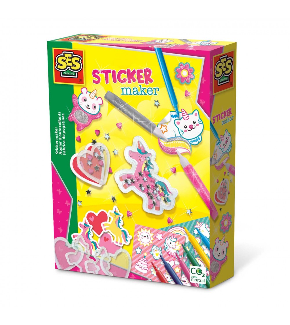 Set creativ - Autocolante unicorni - Seturi cu stickere și colaje