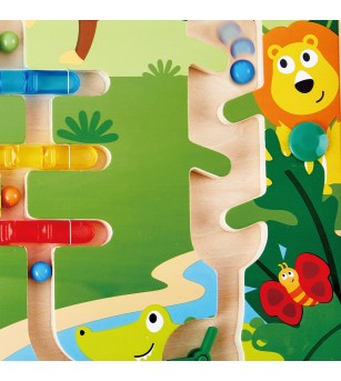 Jucarie din lemn - Labirint magnetic Jungla - Jucării