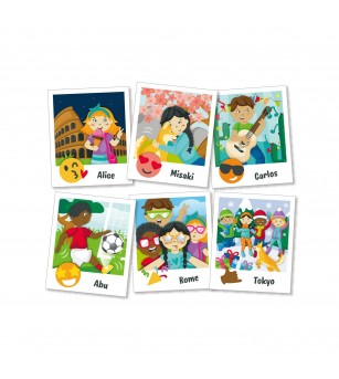 Puzzle pentru copii 2 in 1 In jurul lumii (100 piese) - Puzzle copii Puzzle pentru copii 2 in 1 In jurul lumii (100 piese) - Puzzle copii