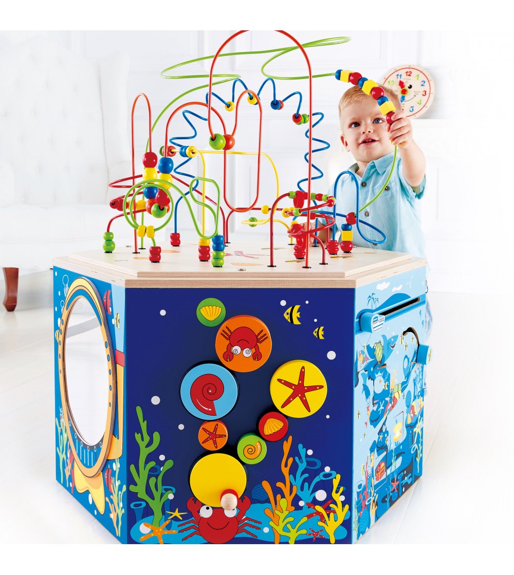 Jucarie din lemn - Centru de activitati Ocean - Jucării de lemn si Montessori Jucarie din lemn - Centru de activitati Ocean - Jucării de lemn si Montessori