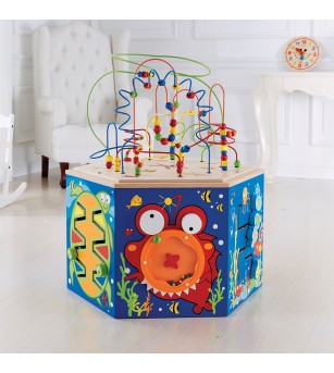 Jucarie din lemn - Centru de activitati Ocean - Jucării de lemn si Montessori Jucarie din lemn - Centru de activitati Ocean - Jucării de lemn si Montessori
