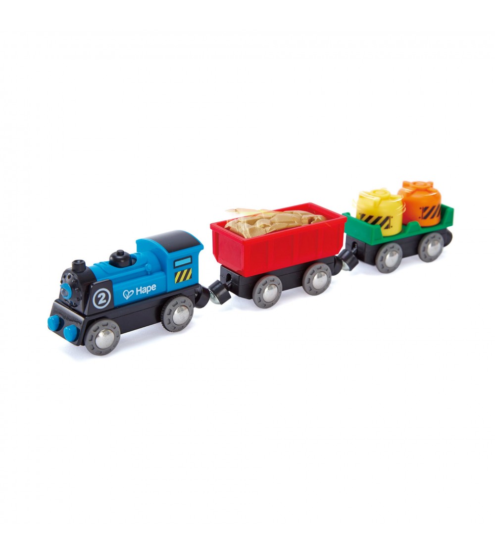 Jucarie - Locomotiva si vagoane cu baterii - Vehicule de jucărie