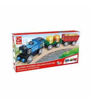 Jucarie - Locomotiva si vagoane cu baterii - Vehicule de jucărie