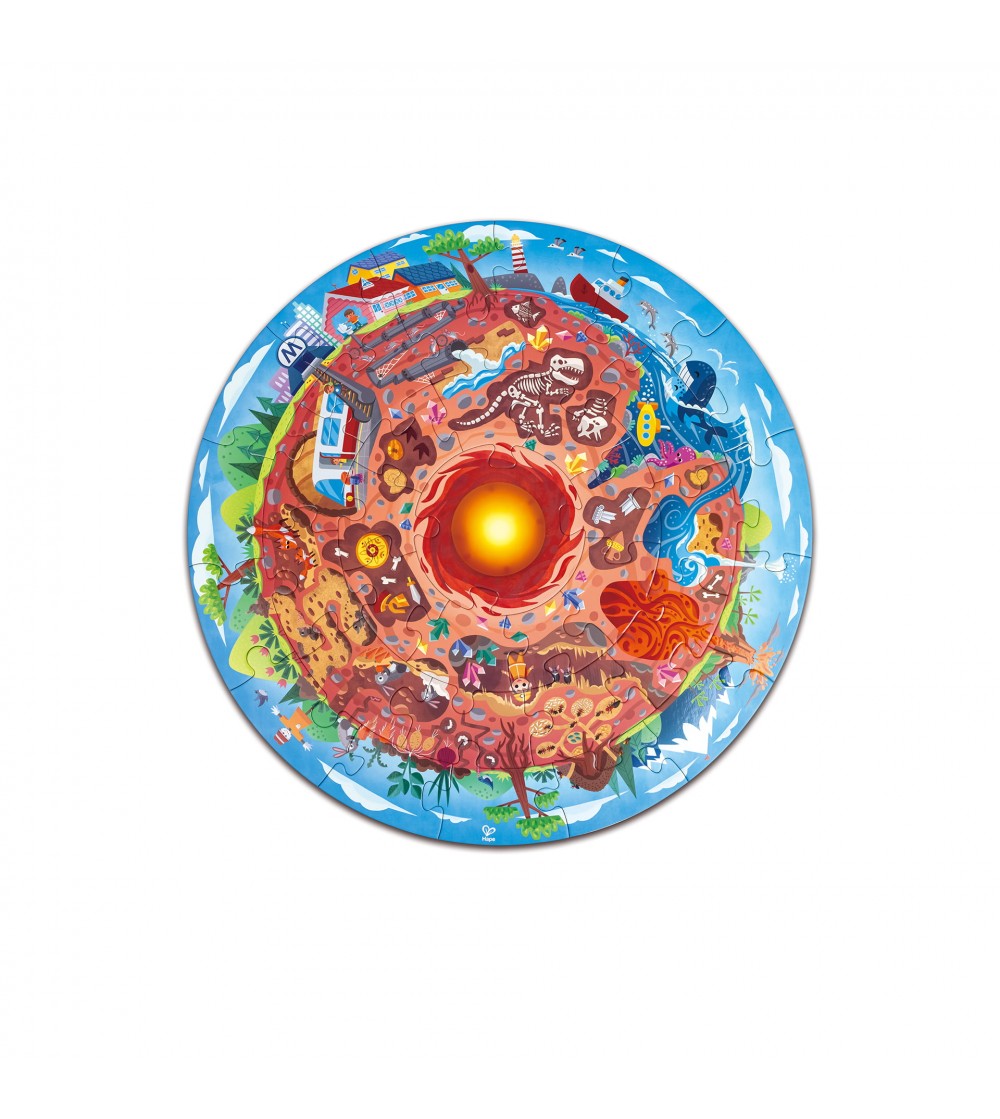 Puzzle copii arheologie, cu lumini led (38 piese) - Puzzle copii