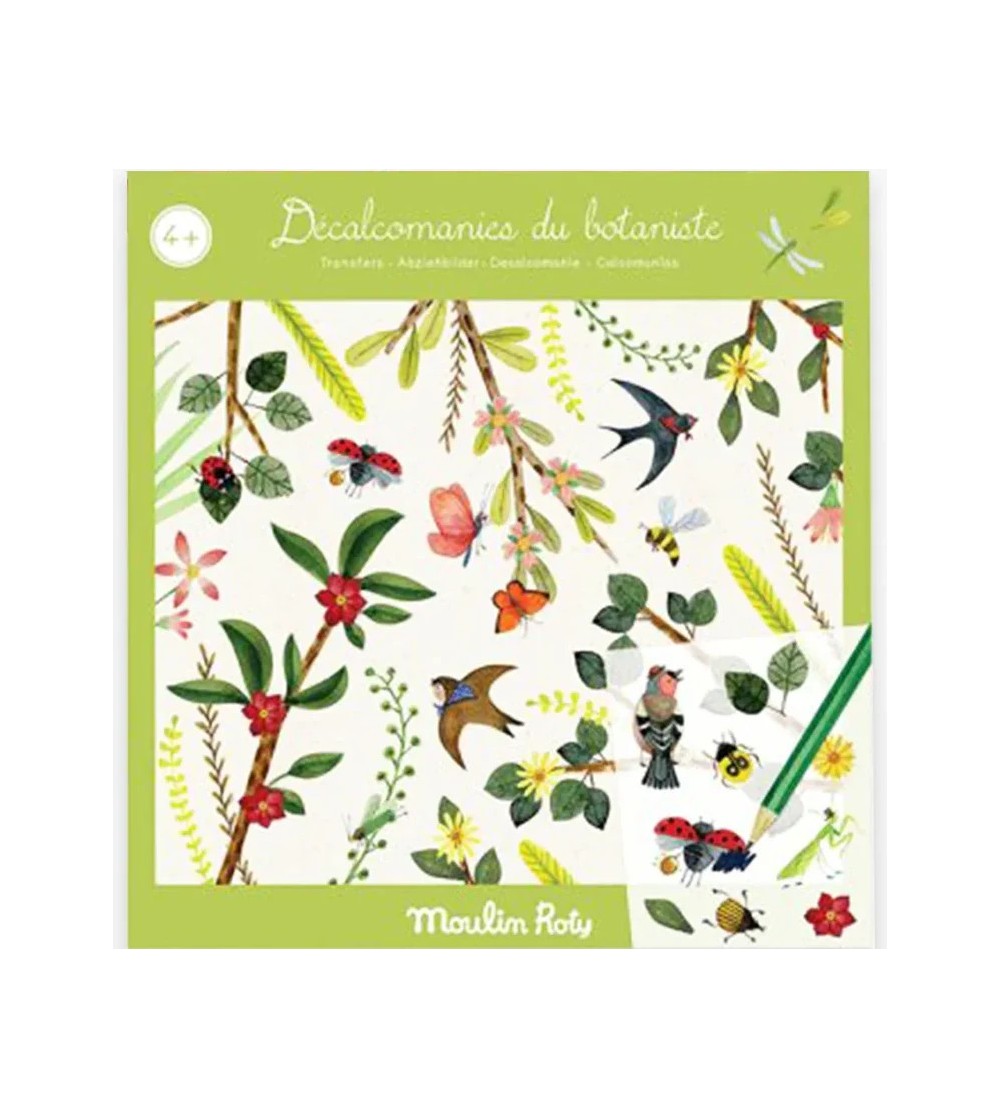 Abtibilduri de transferat Botanist, Moulin Roty - Stickere copii și abțibilduri