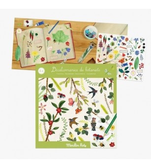Abtibilduri de transferat Botanist, Moulin Roty - Stickere copii și abțibilduri