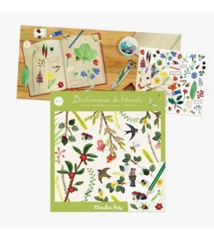 Abtibilduri de transferat Botanist, Moulin Roty - Stickere copii și abțibilduri
