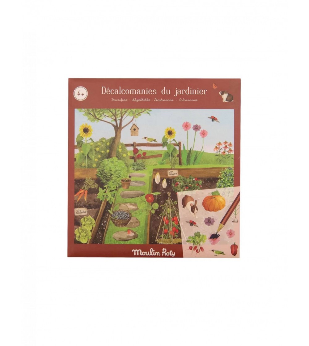 Abtibilduri de transferat Gradina, Moulin Roty - Stickere copii și abțibilduri Abtibilduri de transferat Gradina, Moulin Roty - Stickere copii și abțibilduri