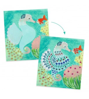 Atelier creativ Valuri, Djeco - Seturi creative DIY