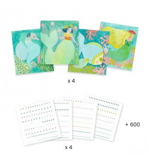 Atelier creativ Valuri, Djeco - Seturi creative DIY