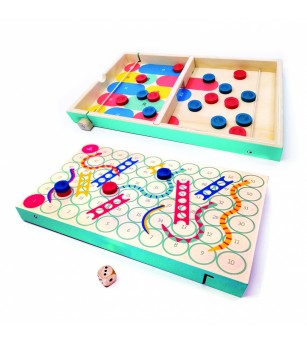 Boardgames 3 in 1 Pucketriple, Svoora - Jocuri de îndemânare