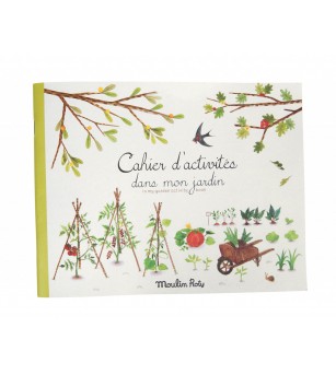 Caiet de activitati Gradina mea, Moulin Roty - Set papetarie si jurnale copii