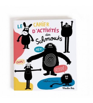 Caiet de activitati Monstruleti, Moulin Roty - Set papetarie si jurnale copii