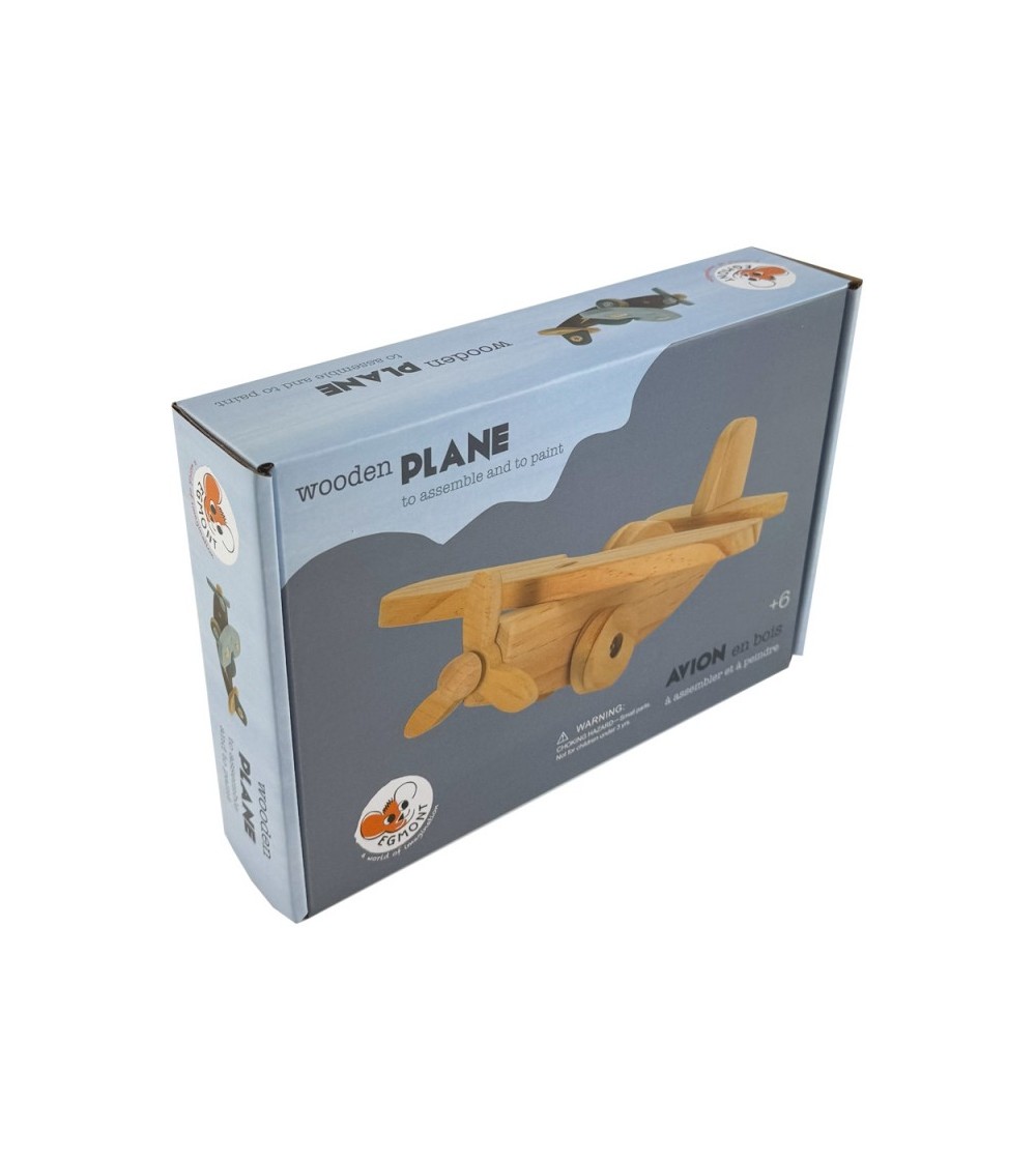 Joc educativ si creativ de asamblat si pictat Avion, Egmont Toys - Figurine de pictat