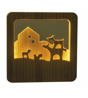Lampa de veghe - Muzicantii din Bremen, Egmont Toys - Decorațiuni camera copilului