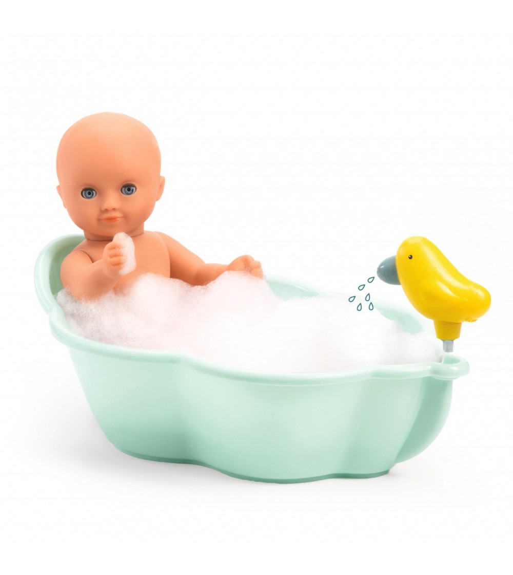 Colectia Pomea Cadita de baie pentru papusi, Djeco - Căsuțe de păpuși și accesorii