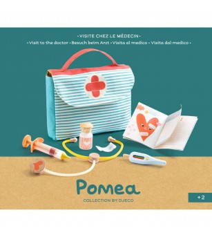 Colectia Pomea Set doctor, Djeco - Truse de medic pentru copii