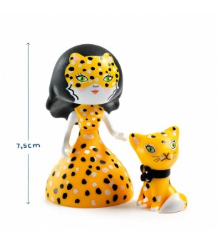 Figurina Arty Toys Printesa Feline si motanul Cleo, Djeco - Figurine Figurina Arty Toys Printesa Feline si motanul Cleo, Djeco - Figurine