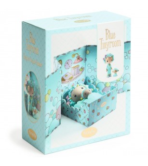 Figurina Tinyly Blue Tinyroom, Djeco - Figurine Figurina Tinyly Blue Tinyroom, Djeco - Figurine