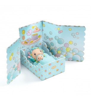 Figurina Tinyly Blue Tinyroom, Djeco - Figurine Figurina Tinyly Blue Tinyroom, Djeco - Figurine