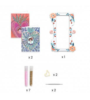 Joc creativ Bratari cu margele tesute Miyuki, Djeco - Seturi creative DIY