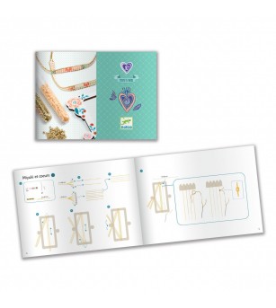 Joc creativ Bratari cu margele tesute Miyuki, Djeco - Seturi creative DIY