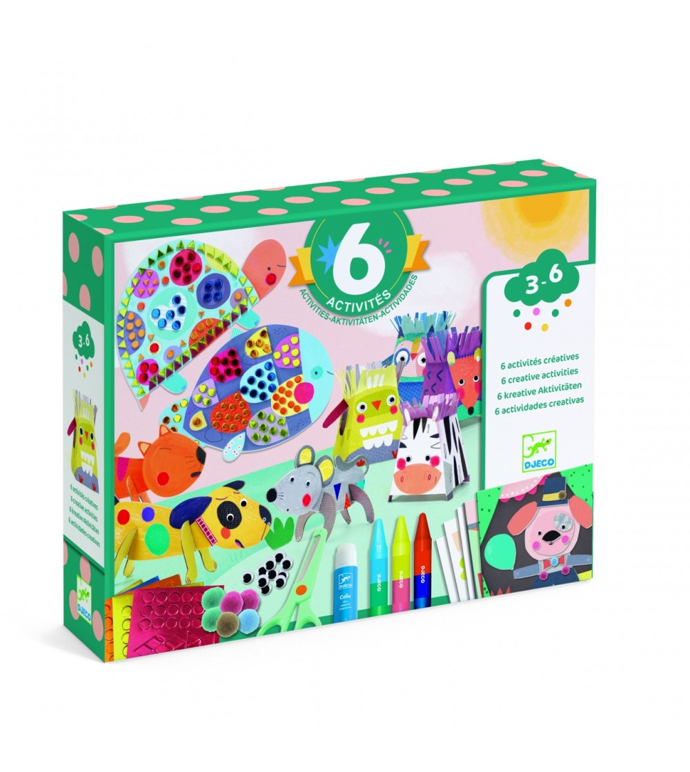 Joc creativ Casa animalelor, Djeco - Seturi creative DIY