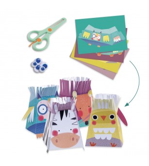Joc creativ Casa animalelor, Djeco - Seturi creative DIY