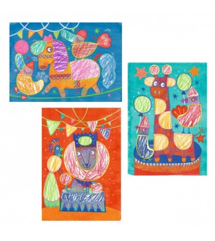 Joc creativ de desenat pentru cei mici, Djeco - Seturi creative DIY Joc creativ de desenat pentru cei mici, Djeco - Seturi creative DIY