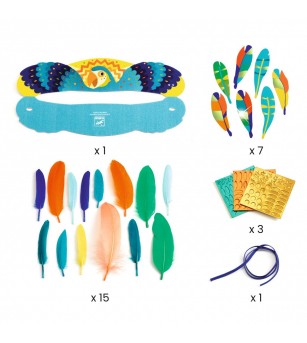 Joc creativ DIY Carnavalul Rio, Djeco - Seturi creative DIY