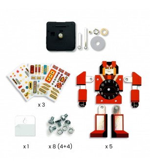 Joc creativ DIY Ceasul robot, Djeco - Seturi creative DIY