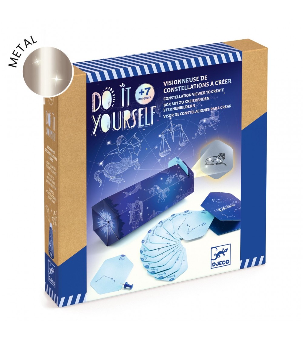 Joc creativ DIY Constelatii, Djeco - Seturi creative DIY