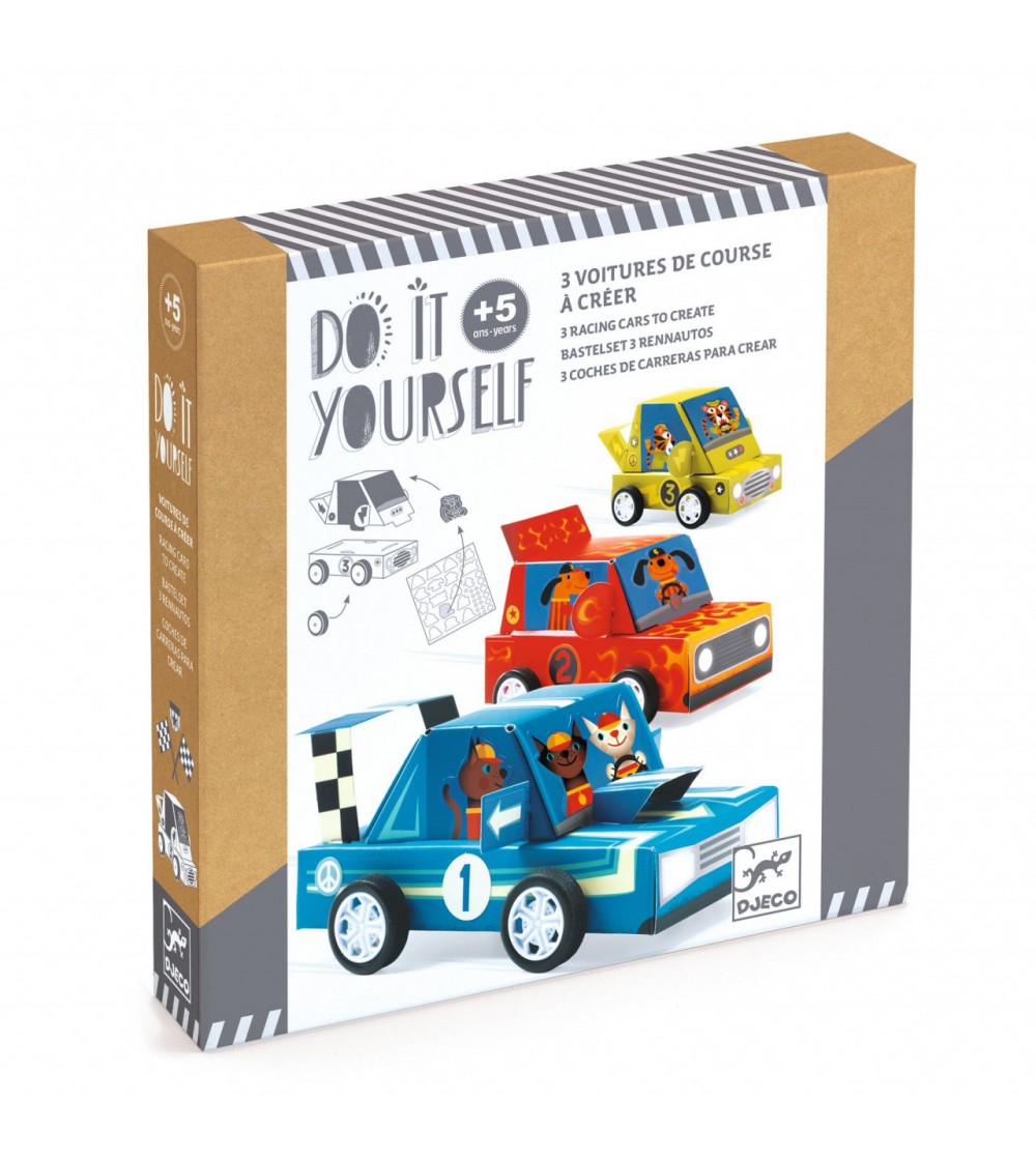 Joc creativ DIY Grand Prix, Djeco - Seturi creative DIY