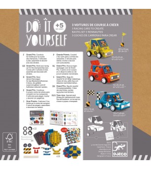 Joc creativ DIY Grand Prix, Djeco - Seturi creative DIY