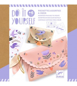 Joc creativ DIY Poseta si portmoneu, Djeco - Seturi creative DIY Joc creativ DIY Poseta si portmoneu, Djeco - Seturi creative DIY